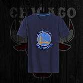 Men's Warriors Fresh Logo Navy Short Sleeve T-Shirt FengYun,baseball caps,new era cap wholesale,wholesale hats